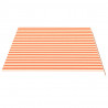Tela de repuesto para toldo amarillo y naranja 4.5x3 m 4