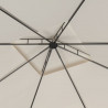 Gazebo 3x3x2.7 m 160 g/m² cor creme 2