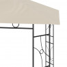 Gazebo 3x3x2.7 m 160 g/m² cor creme 4