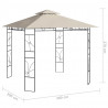Gazebo 3x3x2.7 m 160 g/m² cor creme 5