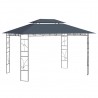 Gazebo 4x3x2.7 m 160 g/m² antracite 1
