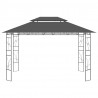 Gazebo 4x3x2.7 m 160 g/m² antracite 3
