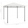 Gazebo 3x3x2.7 m 180 g/m² cor creme 4
