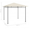 Gazebo 3x3x2.7 m 180 g/m² cinzento-acastanhado 4