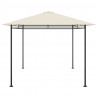 Gazebo 384x281x270 cm 180 g/m² cinzento-acastanhado 3