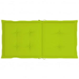 Almofadões lombares p/ cadeiras jardim 6pcs oxford verde brilh. H