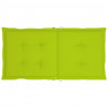Cojín silla jardín respaldo bajo 6 uds tela Oxford verde claro 2
