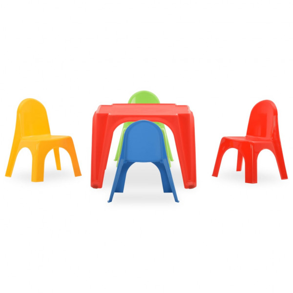 Juego de mesa y sillas para niños PP M 2
