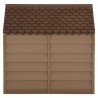Casota para cão 71x71.5x68 cm castanho PP 4