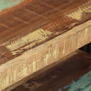 Mueble para TV de madera maciza reciclada 90x30x40 cm H