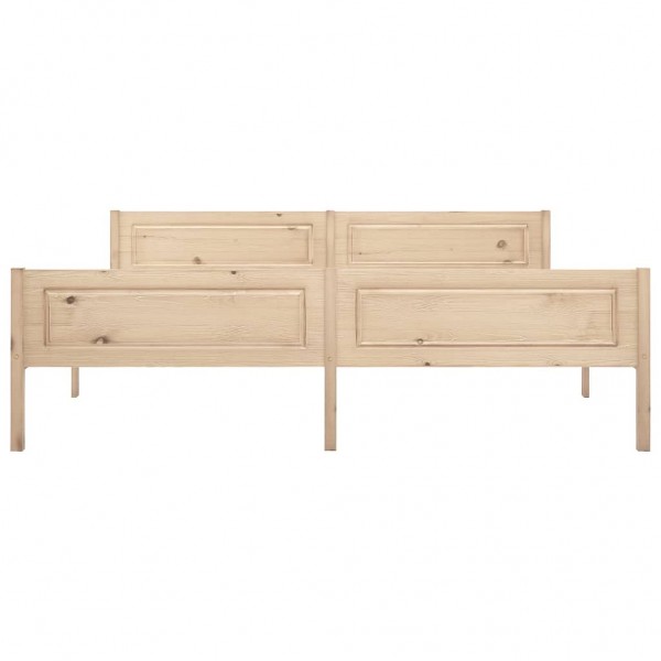 Estructura de cama de madera maciza de pino 180x200 cm M 4