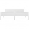 Estructura de cama de madera maciza de pino blanco 180x200 cm 4