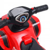 Moto-quatro infantil Good Year vermelho 5