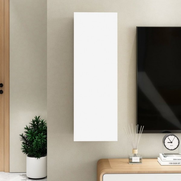 Mueble para TV madera contrachapada blanco 30.5x30x90 cm M 4