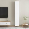 Móveis de TV 2 pcs 30.5x30x90 cm derivados de madeira branco 5
