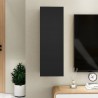 Mueble para TV madera contrachapada negro 30.5x30x90 cm 5