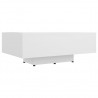 Mesa de centro 85x55x31 cm contraplacado branco 2