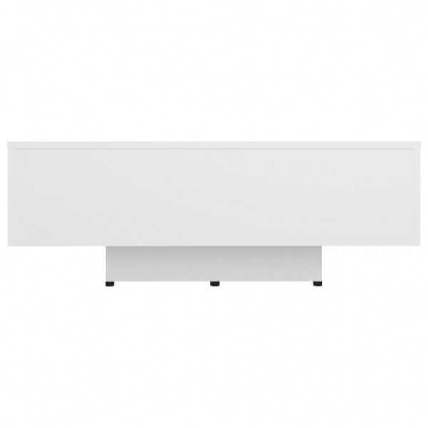 Mesa de centro madera contrachapada blanco 85x55x31 cm M 4