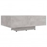 Mesa de centro madera contrachapada gris hormigón 85x55x31 cm 2