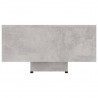 Mesa de centro madera contrachapada gris hormigón 85x55x31 cm 5