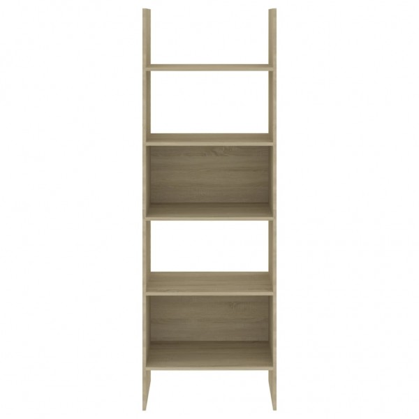 Estantería madera contrachapada color roble Sonoma 60x35x180 cm M 5