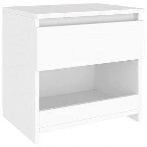 Mesa de cabeceira 40x30x39 cm contraplacado branco H