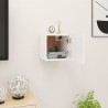 Armário de parede para TV 30.5x30x30 cm branco 1