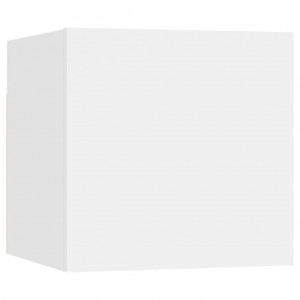 Armário de parede para TV 30.5x30x30 cm branco H