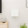 Mueble para TV de pared blanco 30.5x30x30 cm 4