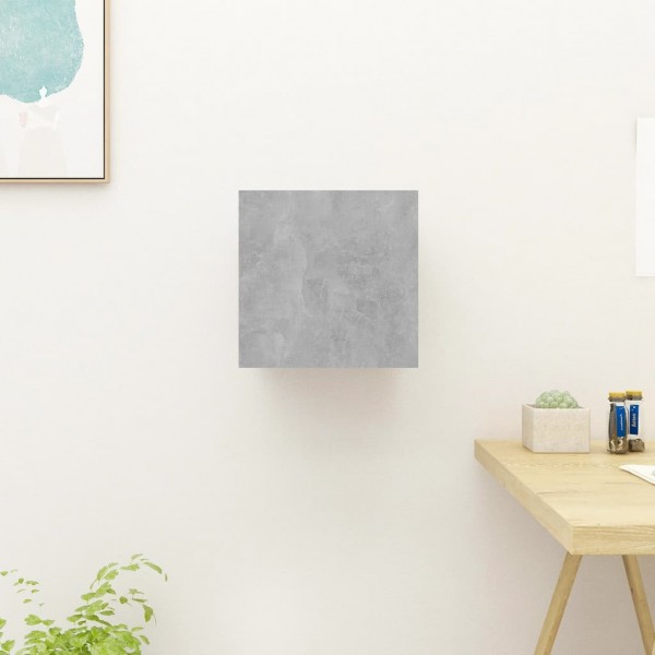 Móvel de TV de parede 30.5x30x30 cm cinzento cimento M 3