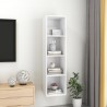 TV de pared con madera contrachapada blanco 37x37x142.5 cm 4
