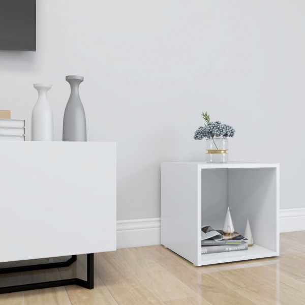 Mueble para TV madera contrachapada blanco 37x35x37 cm M 5