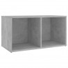 Mueble para TV madera contrachapada gris hormigón 72x35x36.5 cm 2