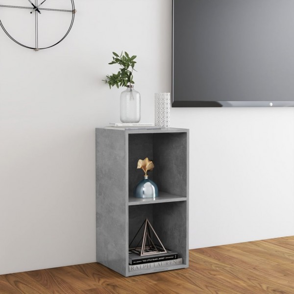 Mueble para TV madera contrachapada gris hormigón 72x35x36.5 cm M 4