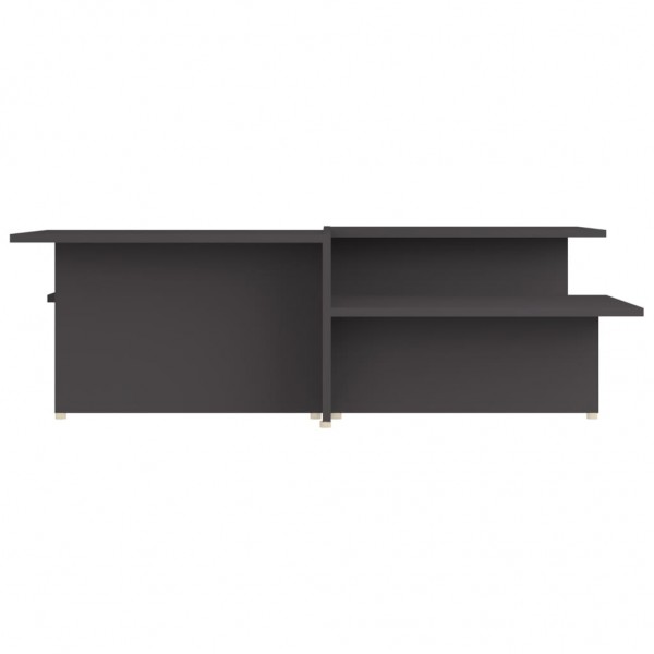 Mesa de centro 2 pzas madera contrachapada gris 111.5x50x33cm M 4