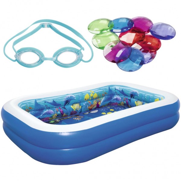 Bestway Piscina hinchable Undersea Adventure 54177 D