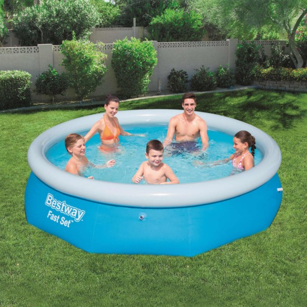 Bestway Piscina redonda inflable Fast Set 57266 305x76 cm D