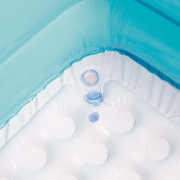 Bestway Piscina de brincar com toldo azul 140x140x114 cm M 4