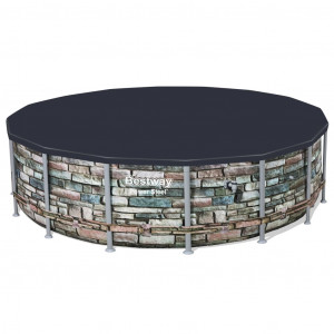 Bestway Cobertura de piscina Flowclear 488 cm H