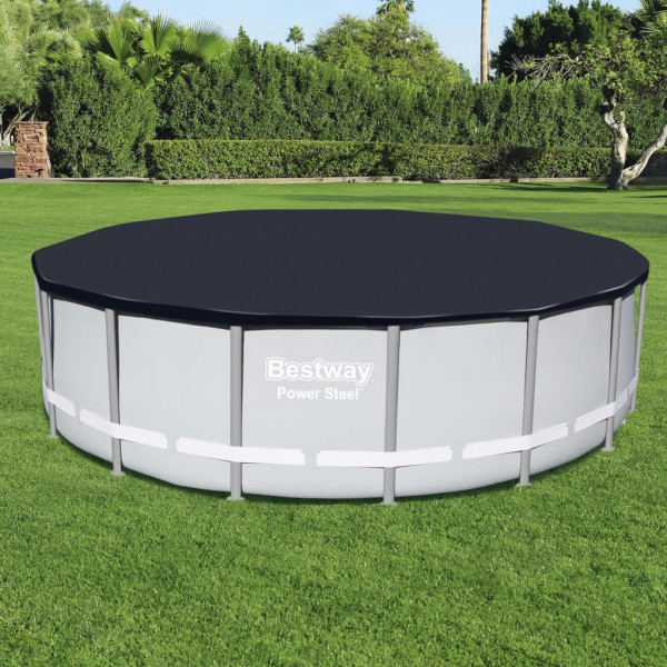 Bestway Cobertura de piscina Flowclear 488 cm M 5
