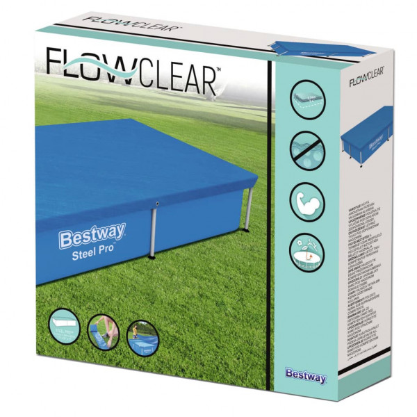Bestway Cobertura de piscina Flowclear 221x150 cm M 3