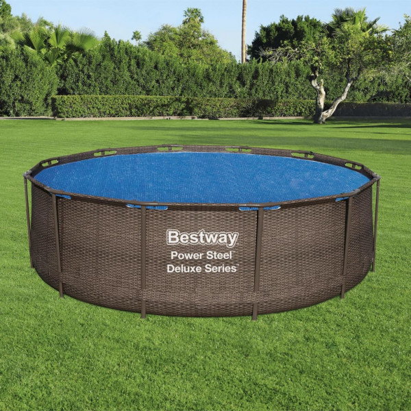 Bestway Cobertura de piscina solar Flowclear 356 cm M 4