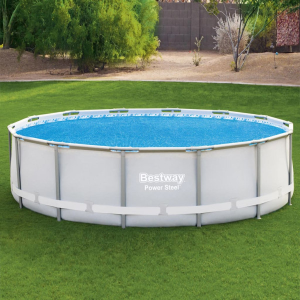 Bestway Cobertura de piscina solar Flowclear 427 cm M 4