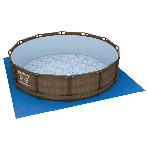 Bestway Cubierta de suelo para piscina Flowclear 396x396 cm M 4