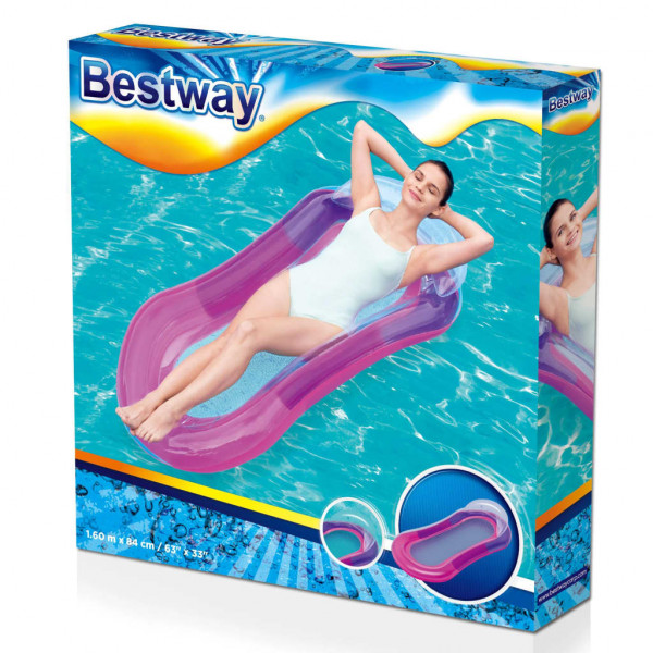 Bestway Tumbona hinchable para piscina Aqua Lounge M 5
