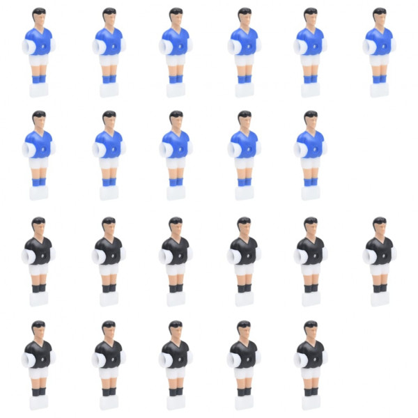 Jugadores de futbolín para varillas de 15.9 mm 22 piezas M 5