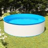Piscina de chapoteo blanca 350x90 cm 5
