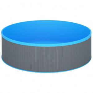 Piscina de chapoteo gris 350x90 cm H