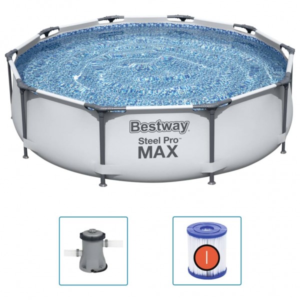 Bestway Piscina de acero Pro MAX 305x76 cm M 3