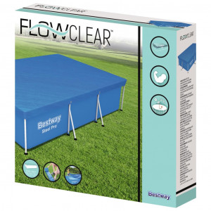 Bestway Cubierta para piscina Flowclear 304x205x66 cm H